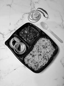 Veg Fried Rice + Gobi Manchurian