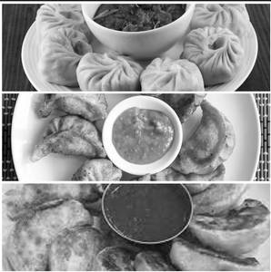 Chicken Cheese Momo Platter 