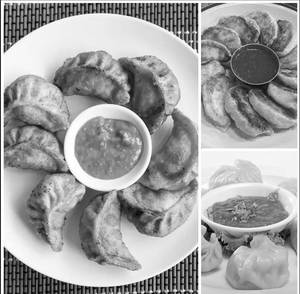 Veg Cheese Momo Platter 