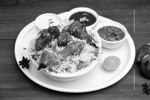 Chicken Dum Biryani Bone