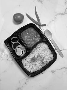 Jeera Rice + Chole Masala