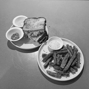 Thecha Grilled Cheese + Fries (chip N Dip)