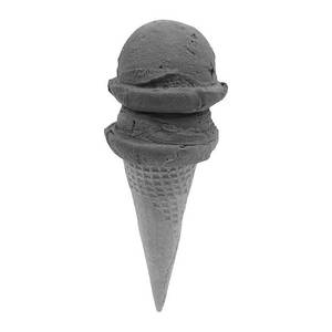 Chocolate Ice Cream Double Scoop