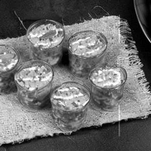 Crunchy paneer shot