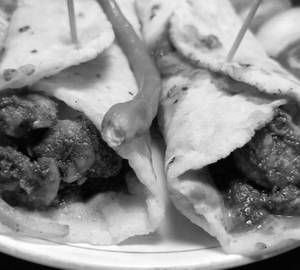 Prawns wrap