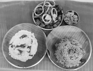 Tomato Rice(250 G)+Curd Rice(250 G)+Cauliflower Chilly(100 G)
