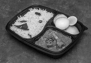 Bagara Rice + Chicken Curry
