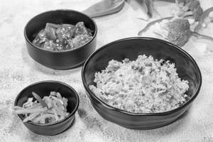 Veg Fried Rice with Gobi Manchurian