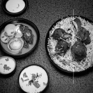 Mutton hyderabadi Matka Dum Biryani