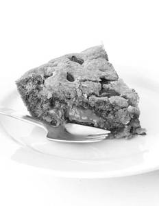 Nutella Stuffed Cookie Pie Slice