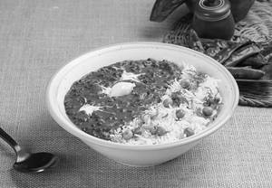 Dal Makhani With Rice Bowl