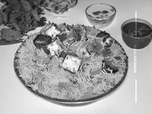 Malai Paneer Veg Biryani