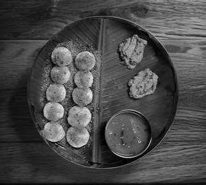 Ghee Podi Button Idli