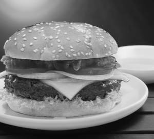 Veg chease burger