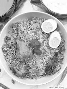 Chicken biryani with egg [2 eggs] full