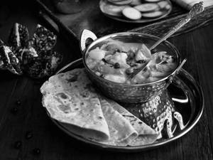 Mushroom Bagheli + 3 Tawa Roti                                                                                 