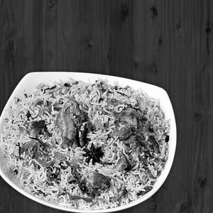 Chicken Biryani half Plate single pcs