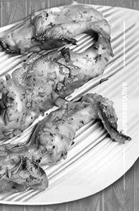 Garlic chicken bone