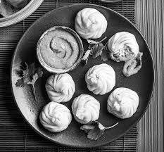 Pork momos steamed