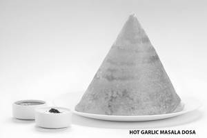 Hot Garlic Masala Dosa