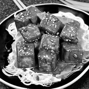 Fried  Tofu In  Sezchuan  Sauce