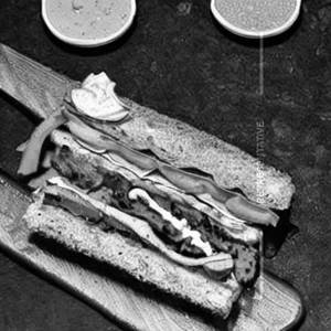 White Veg Tandoori Tadka Grill Sandwich