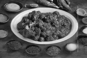 Dry Mutton Masala (Semi Dry)