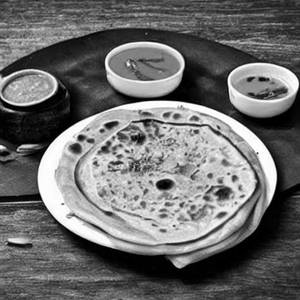 Pudina Stuffed Paratha