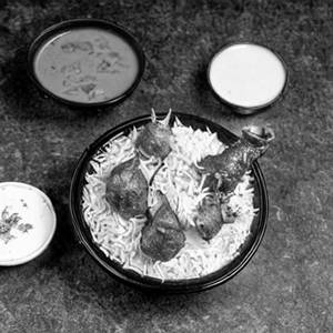 Mutton Malai Seekh Biryani