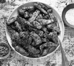 Honey chilli potato