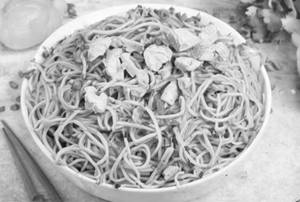 Chicken Burnt Garlic Noodles