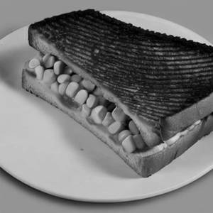 Corn Cheese Grill Sandwich White Bread