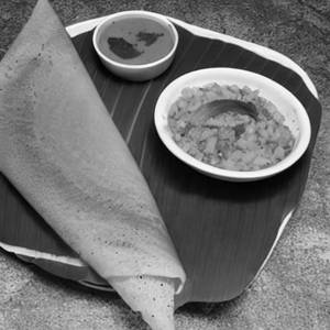 Cheese Pav Bhaji Dosa