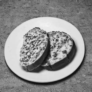 Mushroom Garlic Bread