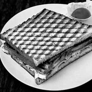 Paneer Cheese Grill Sandwich White Bread
