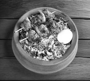 Hyderabadi chicken dum biryani