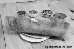 Onion Butter Plain Dosa