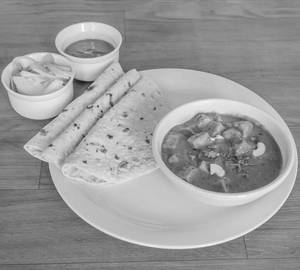 Khoya Paneer (half) + 3 Butter Tawa Roti