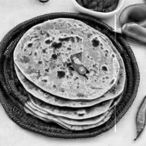 Chilli Paratha (Green Chilli)