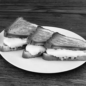 Cheese Mayonnaise Toast Sandwich