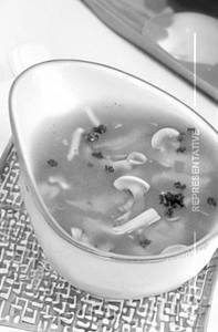 Chicken Mushroom Soup(Clear)