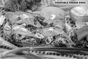 Vegetable Cheese Dosa