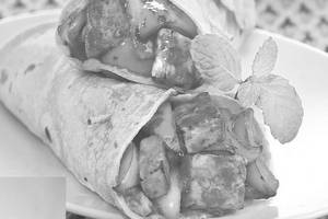 Cheesy Paneer Tikka Wraps