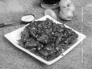 Diced Fish In Black Pepper Sauce