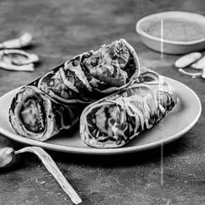 Mushroom Tikka Roll