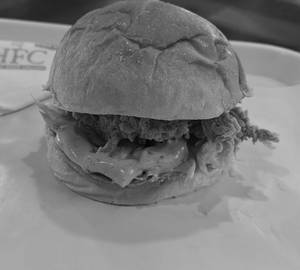 Spicy chicken tandoori burger