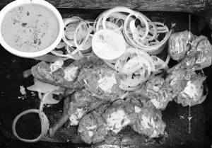 Makhmali Seekh Kebab