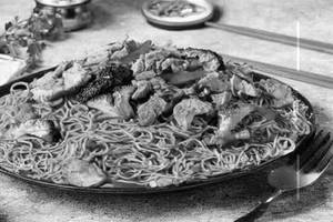 Chicken Pan Fried Noodles