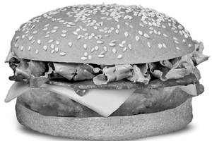 Cheesy Chicken Burger