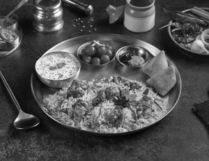 Chef's Special Chicken Biryani Thali